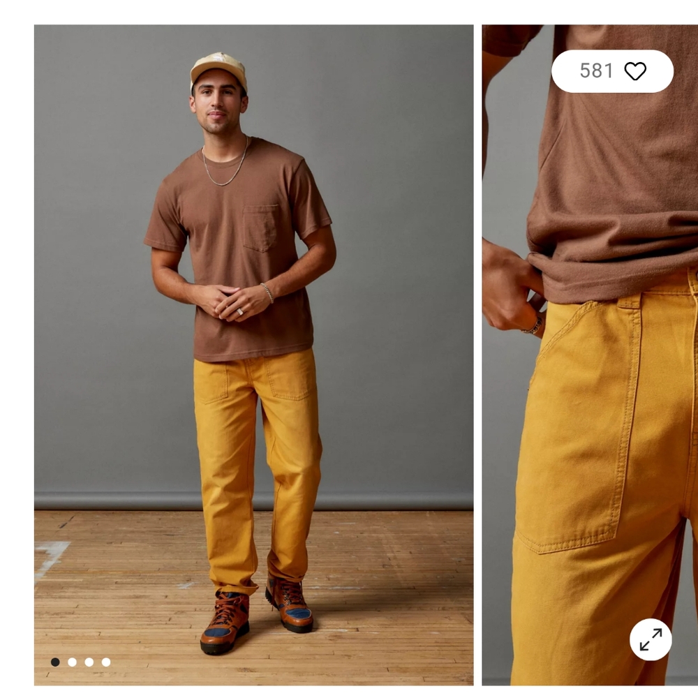 BDG Gold Chinos Straight Leg Casual Wear